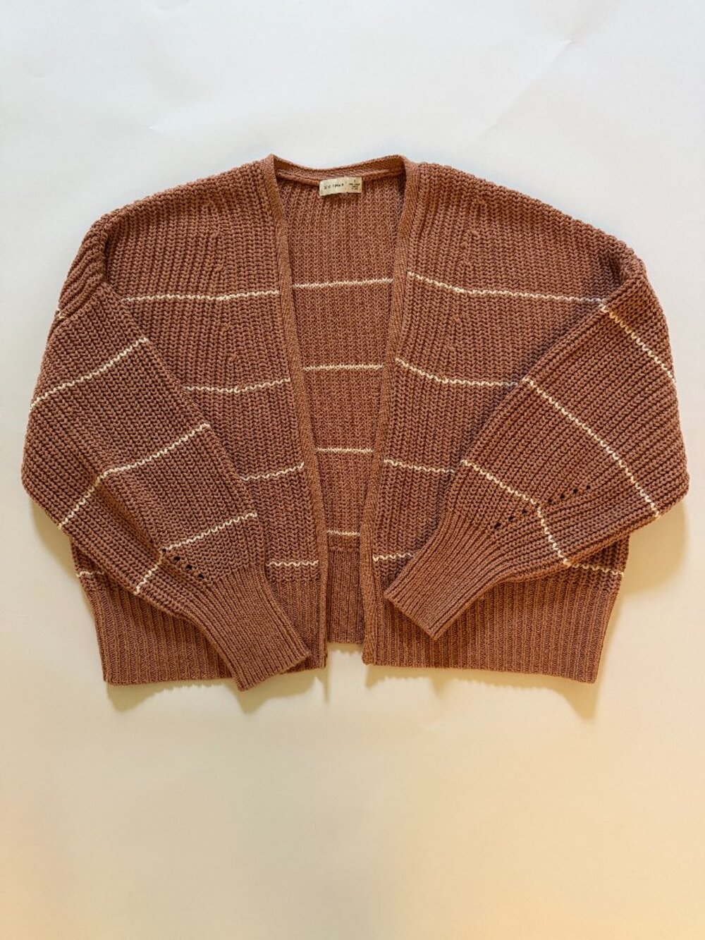 Gentle fawn Dusty Rose Open Front Cardigan Sustainable Fashion Size Small
